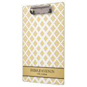 Gold Glitter Geometric Shapes Klembord (Links)