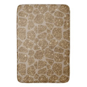 Gold Glitter Giraffe Print Badmat (Voorkant Verticaal)