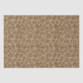 Gold Glitter Giraffe Print Tissuepapier (Voorkant)