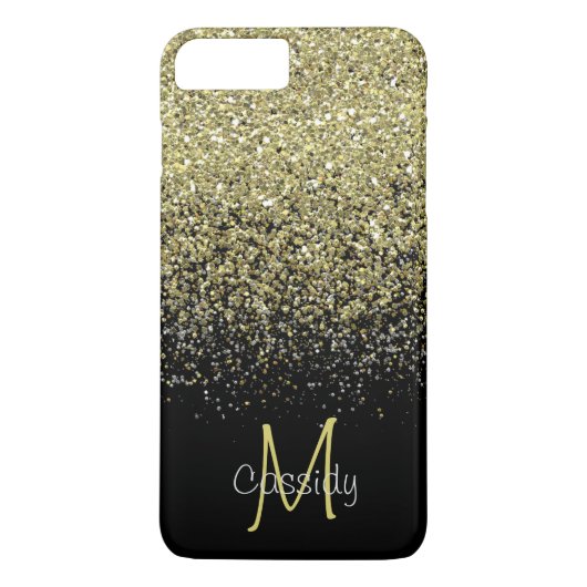 Gold Glitter, Girly, Trendy, Mobile Case-Mate iPhone Case (Achterkant)
