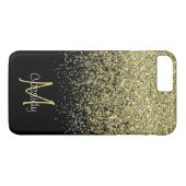 Gold Glitter, Girly, Trendy, Mobile Case-Mate iPhone Case (Achterkant (Horizontaal))