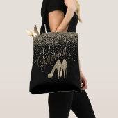 Gold Glitter Glam-ma Tote Bag (Dichtbij)
