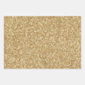 Gold Glitter Glitz         Inpakpapier Vel (Voorkant)