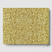 Gold Glitter Gold Infinity Wedding Guestbook Gastenboek (Achterkant)