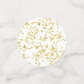 Gold Glitter Green Table Confetti (Kleine voorkant)