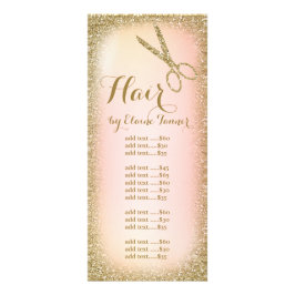 Gold Glitter Hair Salon Rack Kaart