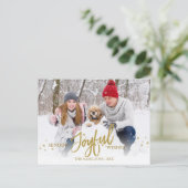 Gold Glitter Handwrite Feestdagen voor kerstmis me Briefkaart (Staand voorkant)