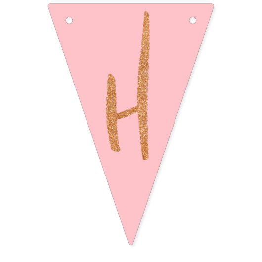 Gold Glitter Happy Birthday Vlaggetjes (Tweede vlag)