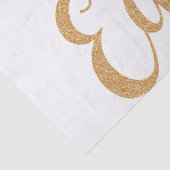 Gold Glitter Happy Easter Egg Tissuepapier (Detail)