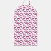 Gold Glitter Happy Valentijnsdag Cadeaulabel (Achterkant)