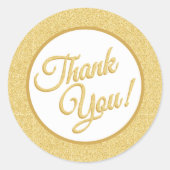 Gold Glitter Hartelijk dank, Stickers (Voorkant)