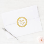 Gold Glitter Hartelijk dank, Stickers (Envelop)