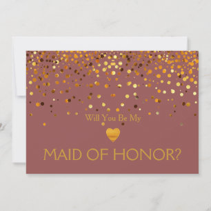 Gold Glitter Heart... ben je mijn erfgenaam. Kaart