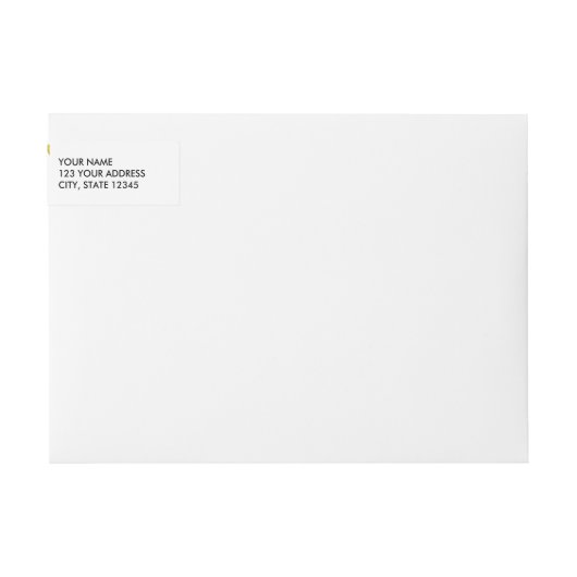 Gold Glitter Hearts met Monogram (Voorkant)