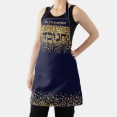 Gold Glitter Hebrew Hanukkah Light-up-nacht Schort (Insitu)