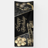 Gold Glitter High Heels, ballonnen, glas, Damask Spandoek (Verticaal)