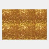 Gold Glitter Inpakpapier Vel (Voorkant 3)
