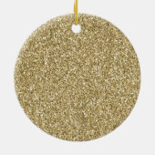 Gold Glitter Inspirerend Quottes Rainbow  Keramisch Ornament (Achterkant)