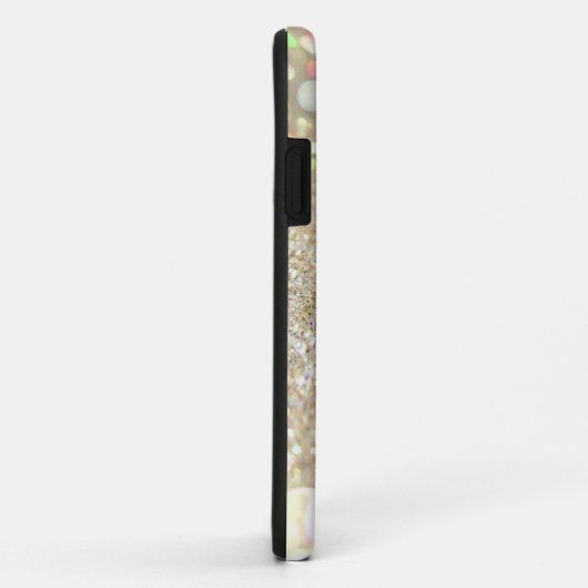 Gold glitter iPhone 5s hoesje (Achterkant/rechts)