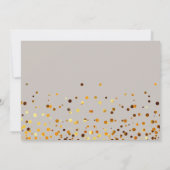 Gold Glitter, jij zult mijn bruidsmeisje zijn Kaart (Achterkant)