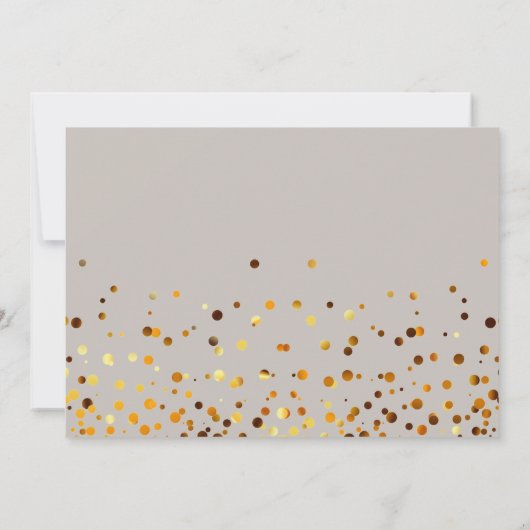 Gold Glitter, jij zult mijn bruidsmeisje zijn Kaart (Achterkant)