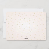 Gold Glitter Joy-fotokerstkaart Feestdagenkaart (Achterkant)