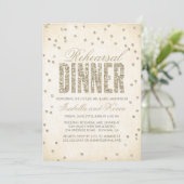 Gold Glitter Kijk Confetti Stippen Kaart (Staand voorkant)