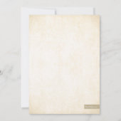 Gold Glitter Kijk Confetti Stippen sparen de Datum Save The Date (Achterkant)