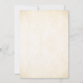 Gold Glitter Kijk Confetti Stippen Weddenschap Kaart (Achterkant)