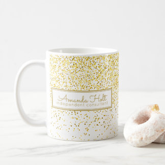 Gold Glitter Koffiemok