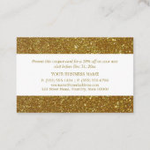 Gold Glitter - kortingsbon Kortingskaartje (Achterkant)