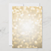 Gold Glitter-lampjes invoegen Kaart (Achterkant)