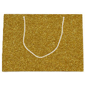 Gold Glitter Large Cadeautasje (Voorkant)