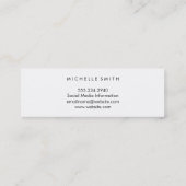 Gold Glitter Lavish Deluxe Mini Visitekaartje (Achterkant)