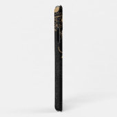 Gold Glitter Leaves Case-Mate iPhone Case (Achterkant/rechts)