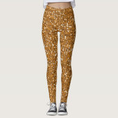 Gold Glitter-Leggings Leggings (Voorkant)