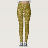 Gold Glitter-Leggings Leggings (Voorkant)