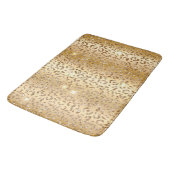 Gold Glitter Leopard Badmat (Gekanteld)