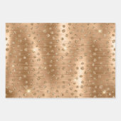 Gold Glitter Leopard, Giraffe & Leopard Spots  Inpakpapier Vel (Voorkant 2)