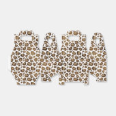 Gold Glitter Leopard Print Bedankdoosjes (Uitgevouwen)