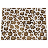 Gold Glitter Leopard Print Groot Cadeauzakje (Voorkant)