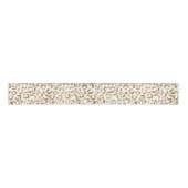 Gold Glitter Leopard Print Grosgrain Lint (Voorkant)