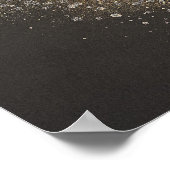  Gold Glitter Lijst Weddenschap Welkomstbord Poster (Hoek)