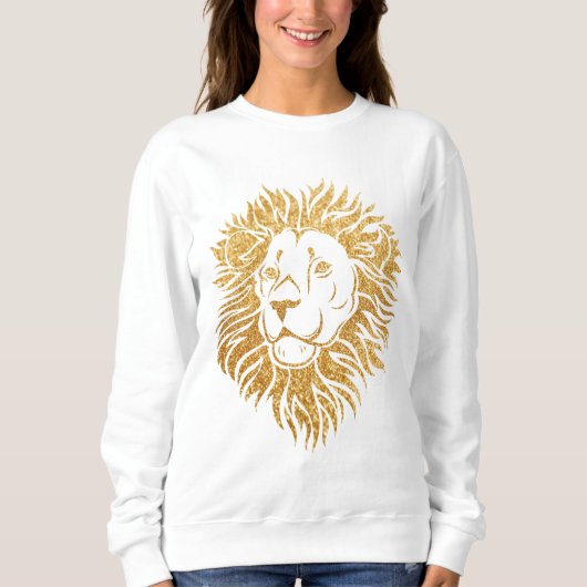 Gold Glitter | Lion Trui (Voorkant)