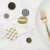 Gold Glitter Lips Lipstick Kus Beauty Party Confetti (Groep)