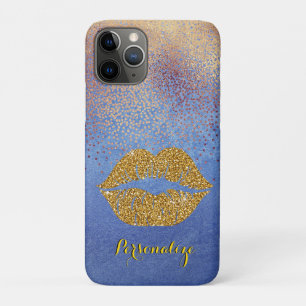 Gold Glitter Lips Sparkle Glam Speciaal Case-Mate iPhone Case