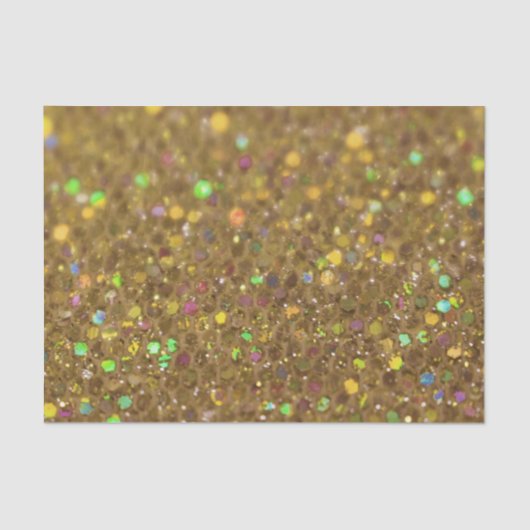 Gold Glitter look Artwork Tissuepapier (Voorkant)