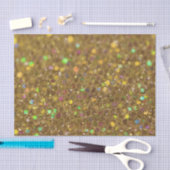 Gold Glitter look Artwork Tissuepapier (Craft)