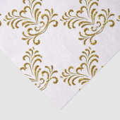Gold Glitter look Elegant Patroon Tissuepapier (Detail)