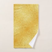 Gold Glitter Look Moderne Elegante Sjabloon Bad Handdoek (Handdoek)